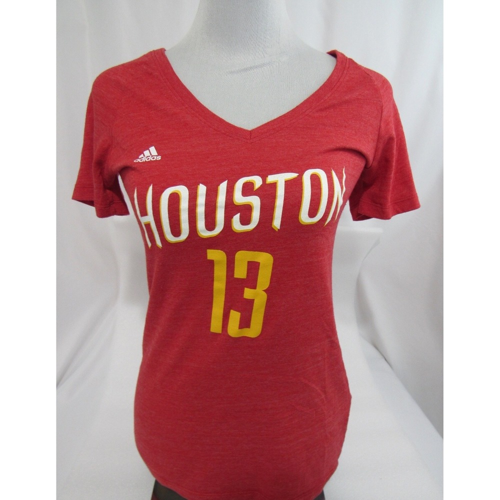 James Harden Houston Rockets Adidas Red T Shirt Womens